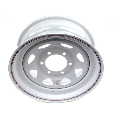 Dexstar Wheel 15X6 Spk 6-5.5 White S, 017-144-1X 017-144-1X